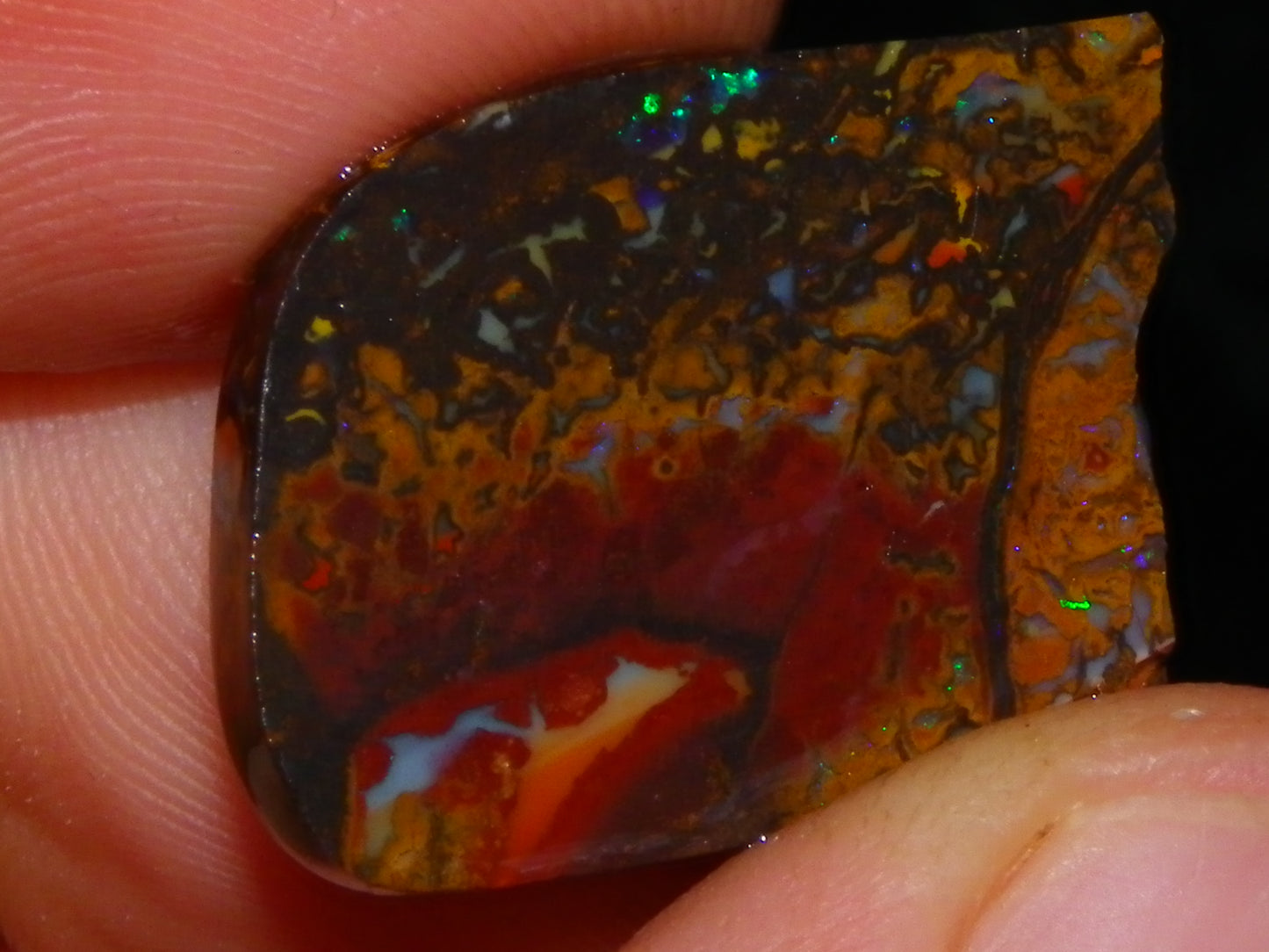 Nice Koroit Opal Rub/Freefom/Rough Parcel 148cts Pattern/Fires/Matrix Australia
