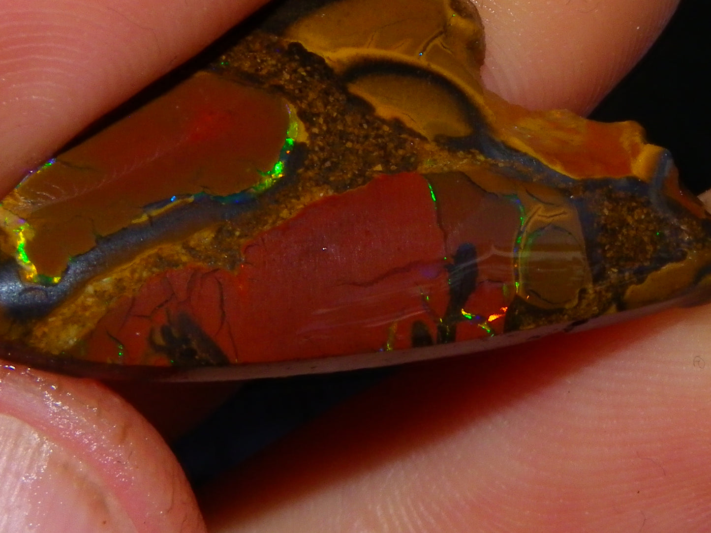 Nice Koroit Opal Rub/Freefom/Rough Parcel 148cts Pattern/Fires/Matrix Australia