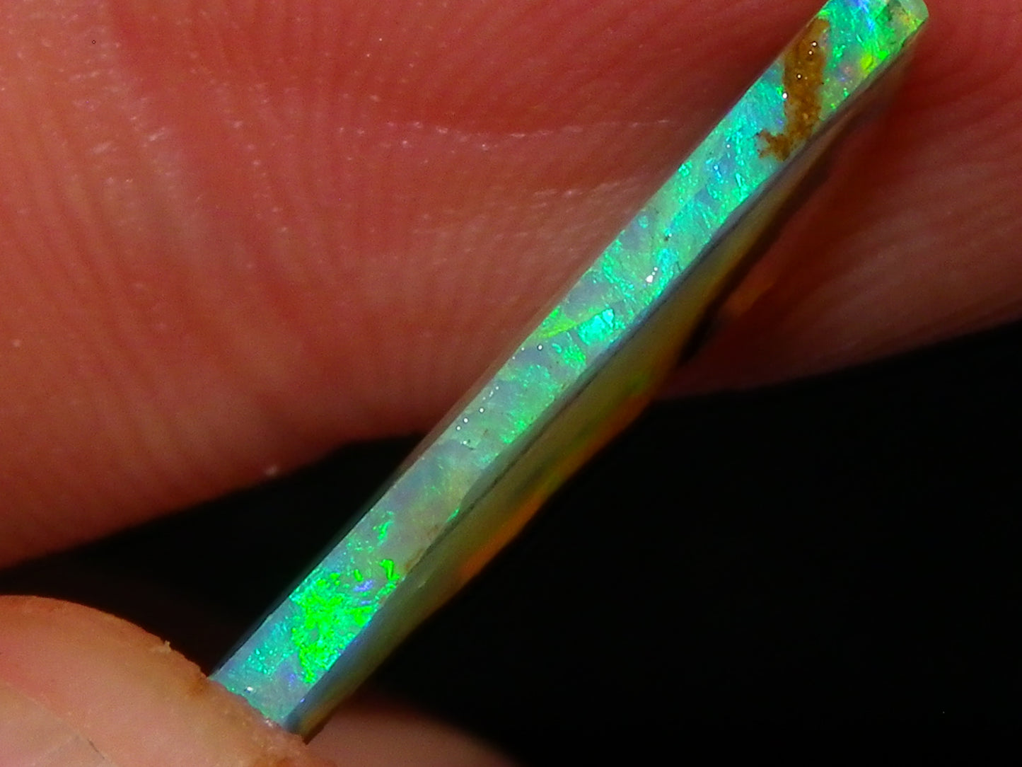 Nice Rough/Sliced Crystal Opal 15.08cts Koroit Queensland Australia Blue/Greens