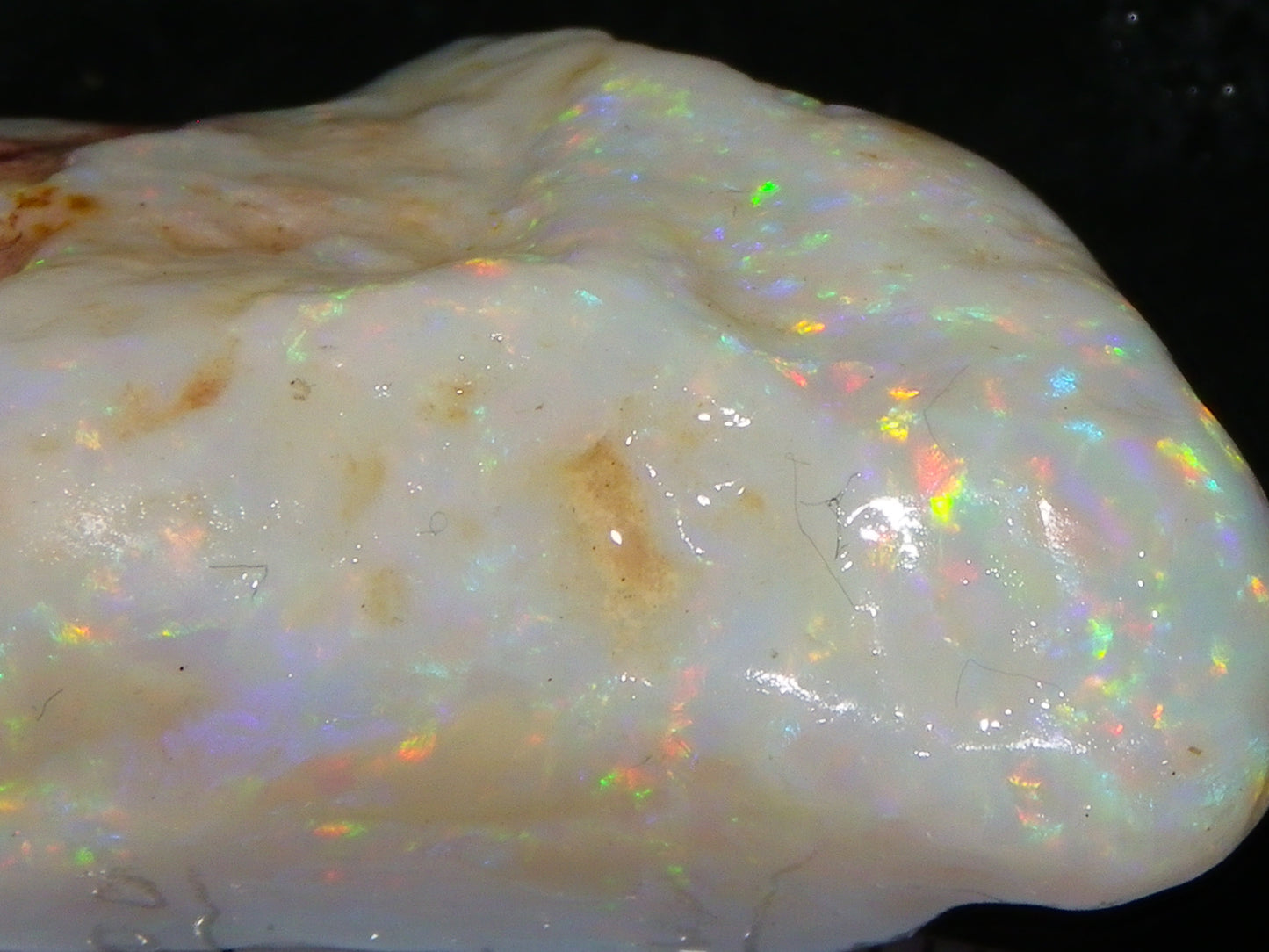 Gem Rough Coober Pedy Opal Stone 55.2cts Multicolour Fires Skin to Skin Collectors