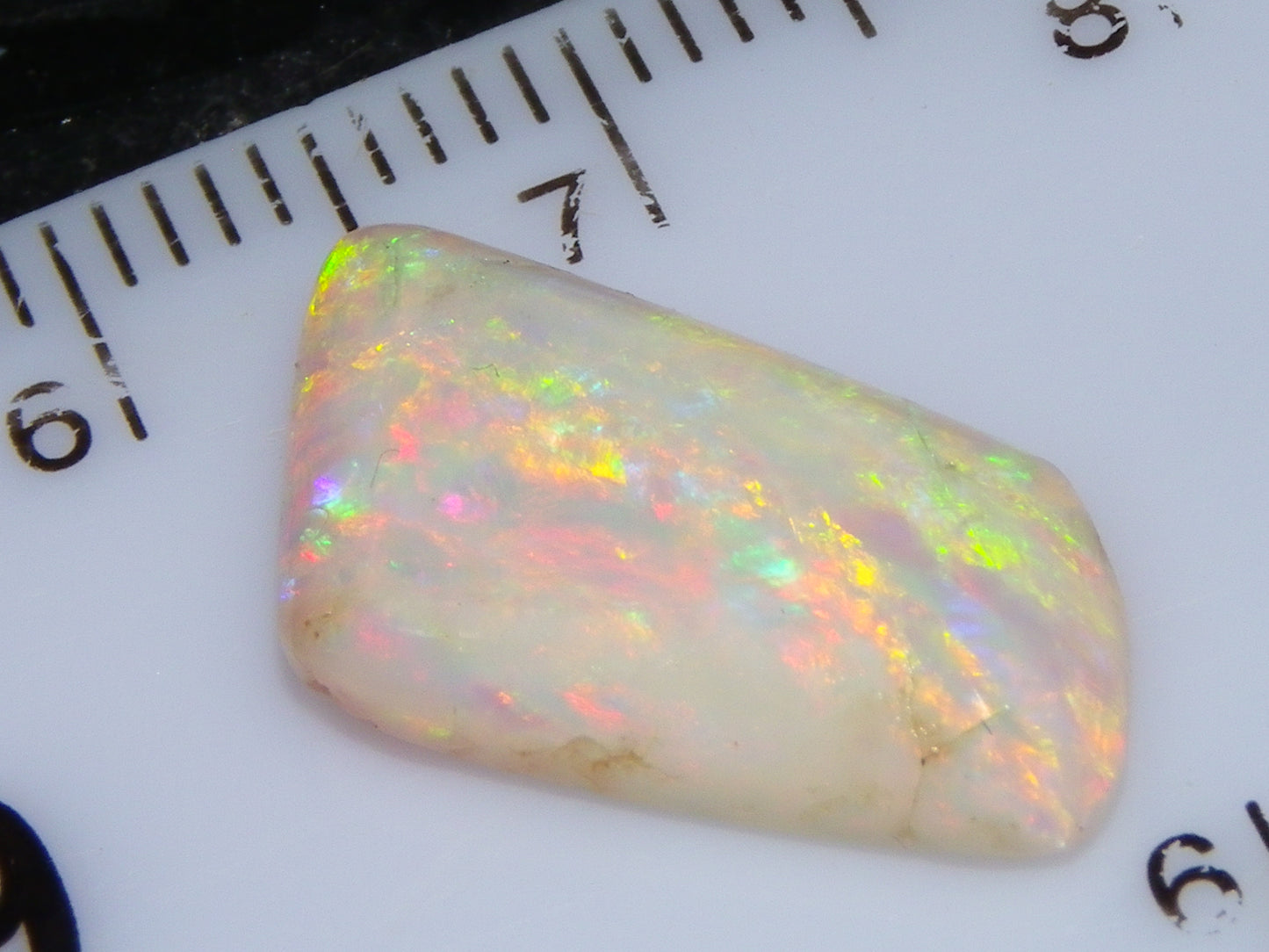 3 Gem Rubbed/Preform/Rough Opals 10.2cts Coober Pedy Multicolour Fires Australia Au