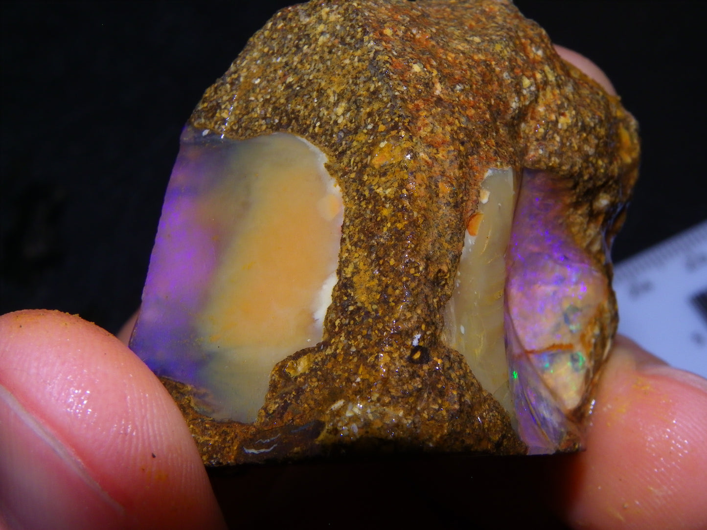 Nice Opalton Pipe Opal Sliced set/Parcel 962cts Blue/Purple/Greens Crystal Opal