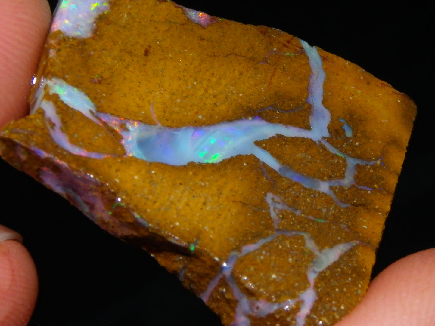 Nice Rough/Sliced Boulder/Matrix Opal Parcel 587cts Queensland Australia Patterns/Fires