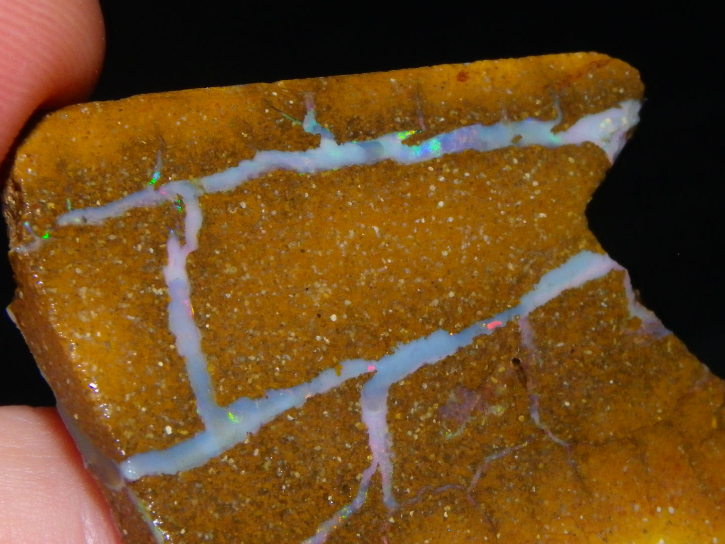 Nice Rough/Sliced Boulder/Matrix Opal Parcel 587cts Queensland Australia Patterns/Fires