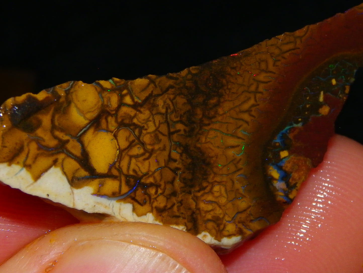 Nice Rough/Sliced Boulder/Matrix Opal Parcel 587cts Queensland Australia Patterns/Fires