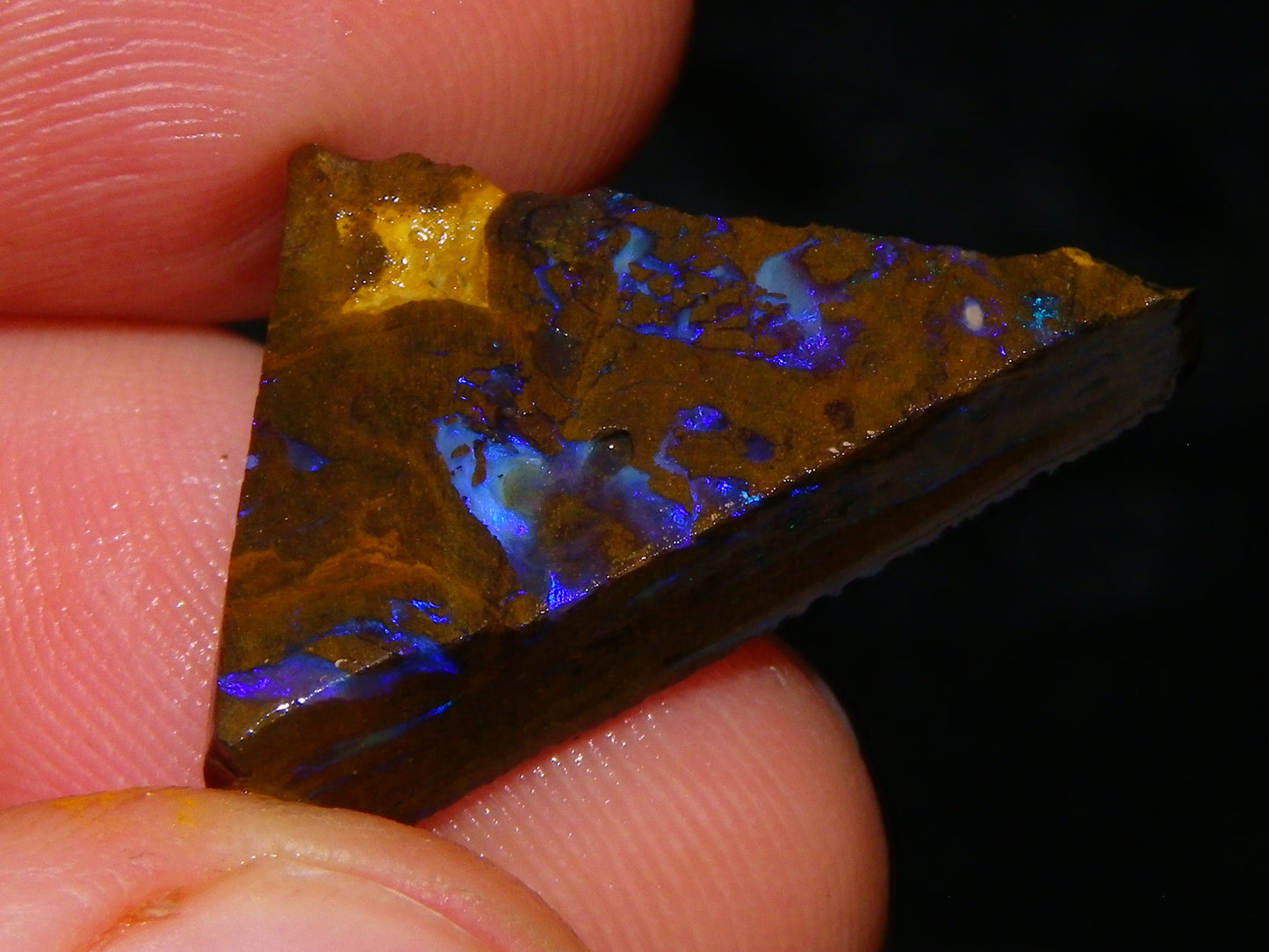 Nice Rough/Sliced Boulder/Matrix Opal Parcel 587cts Queensland Australia Patterns/Fires