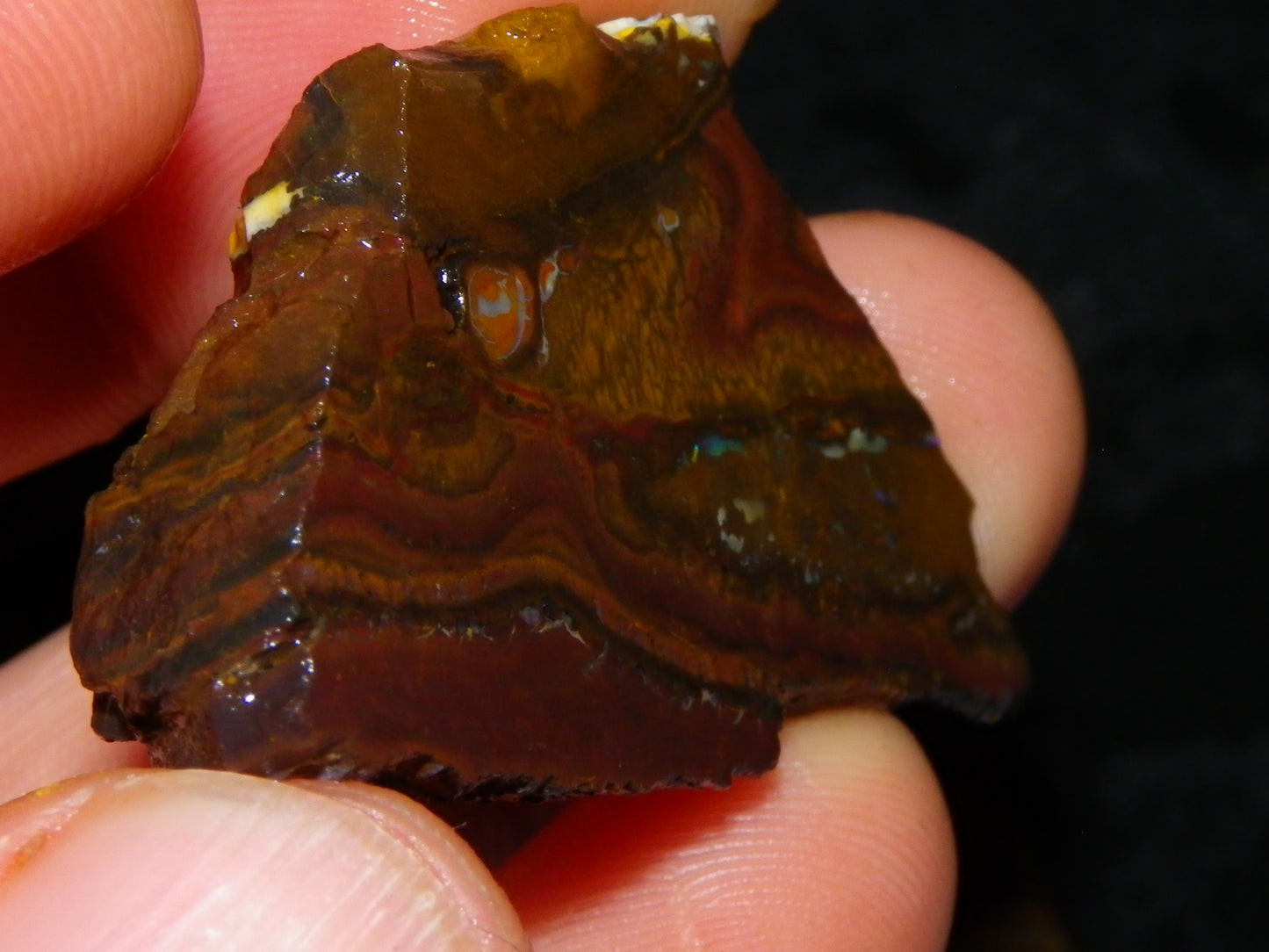 Nice Rough/Sliced Boulder/Matrix Opal Parcel 587cts Queensland Australia Patterns/Fires