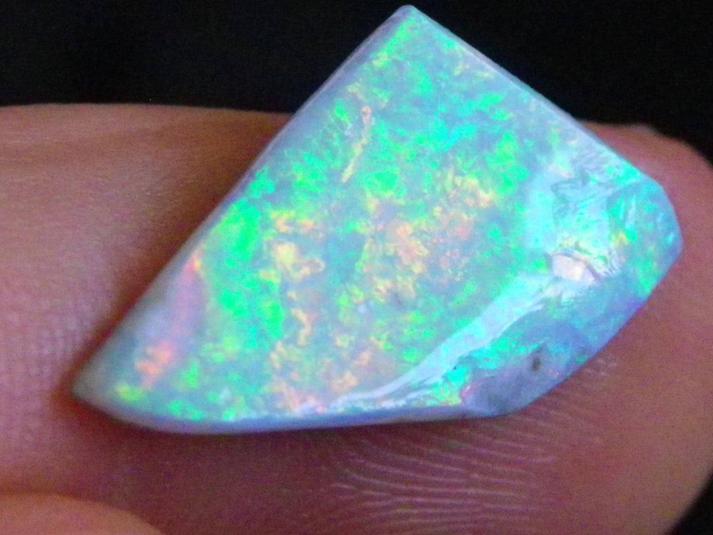 2 Super Bright Mintabie Seam Opal Rubs/Rough 11.12cts Australia Red/Orange/Green Fires