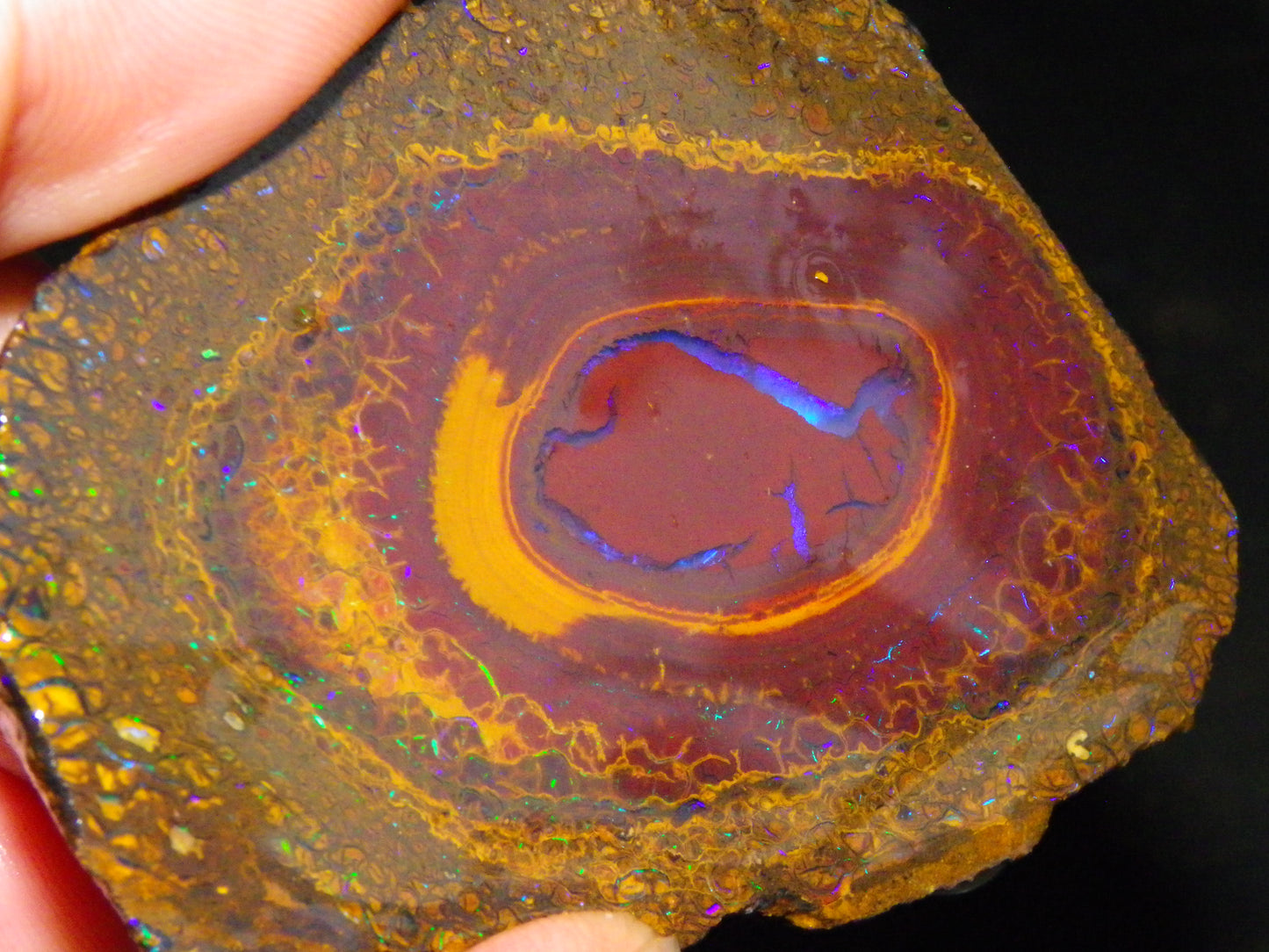 Nice Rough/Sliced Koroit Opal Parcel 906cts Queensland Australia Nuts/Pattern/Fires