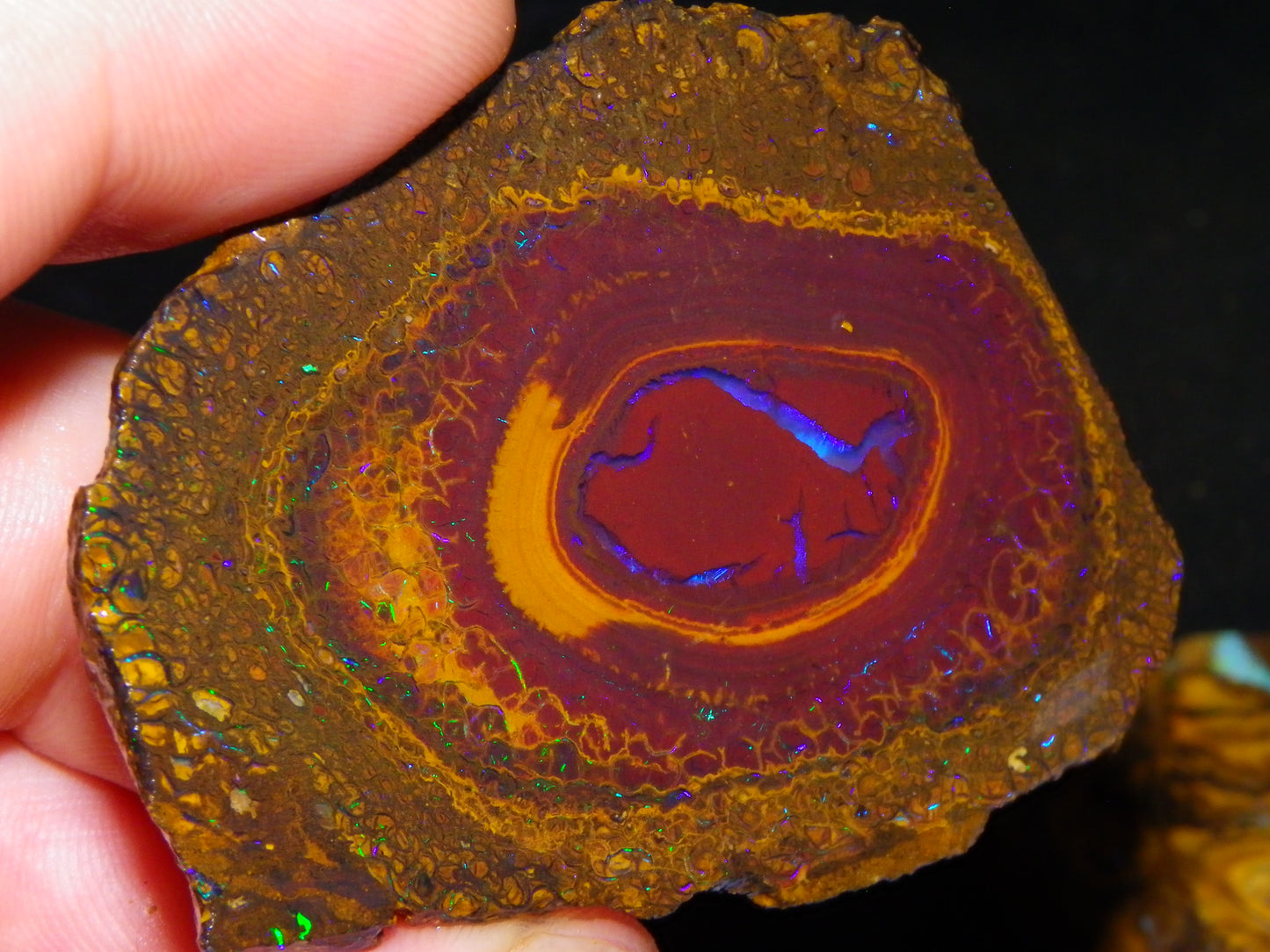 Nice Rough/Sliced Koroit Opal Parcel 906cts Queensland Australia Nuts/Pattern/Fires