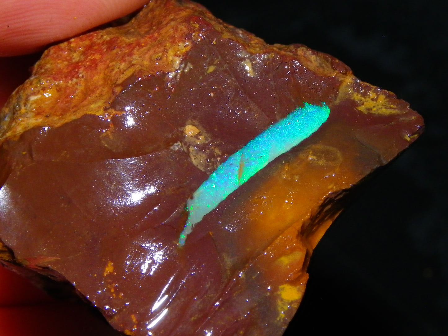 Nice Larger Rough/Sliced Koroit Opal Parcel 2645cts Lots of Patterns/Fires Australia