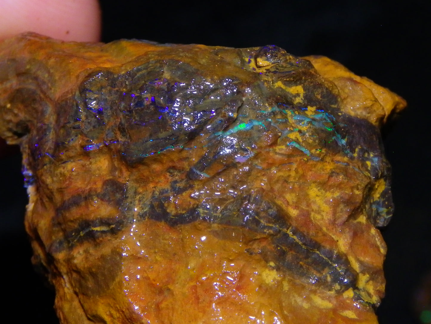 Nice Larger Rough/Sliced Koroit Opal Parcel 2645cts Lots of Patterns/Fires Australia