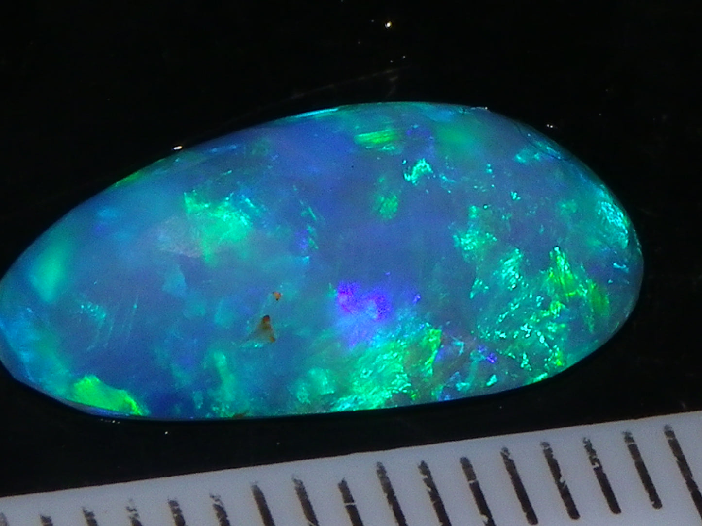 4 Gem Crystal Opal Rubs 12.45cts Lightning Ridge Australia Fires/Multicolours