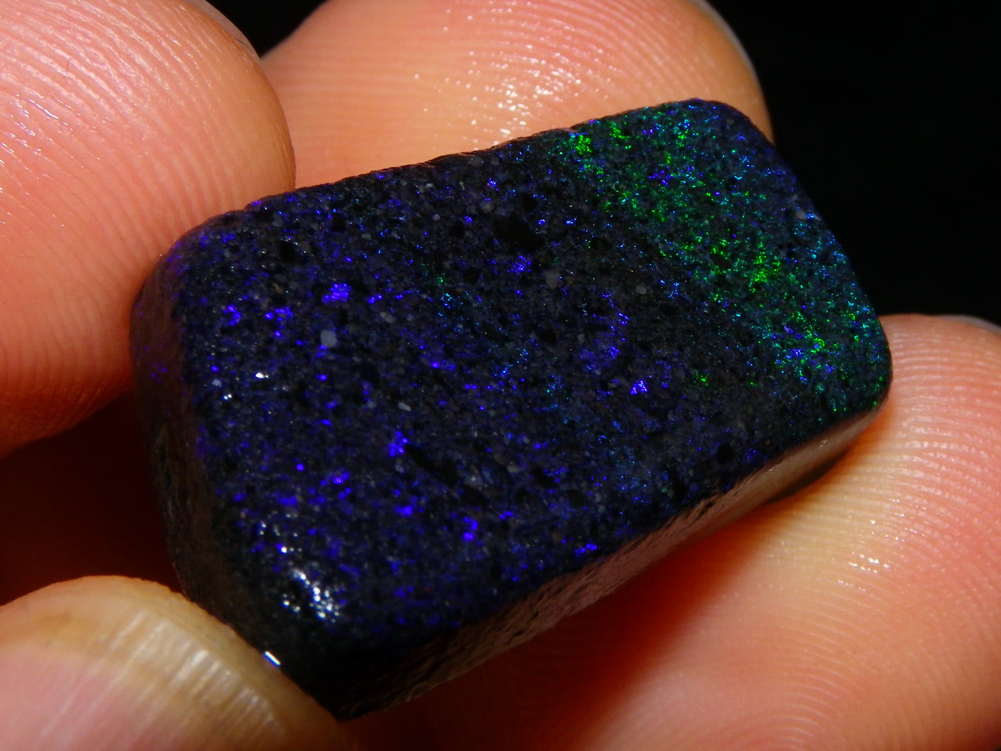 Nice Rough/sliced/Treated Andamooka Matrix Opals 140cts Blue/Purple/Greens :)