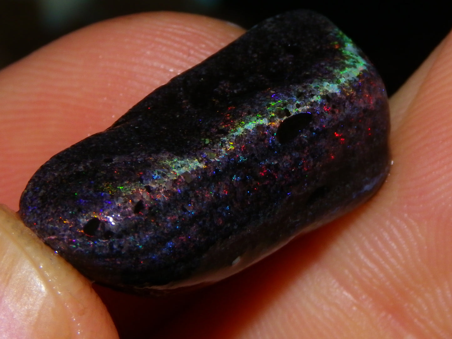 Nice Rough/sliced/Treated Andamooka Matrix Opals 140cts Blue/Purple/Greens :)