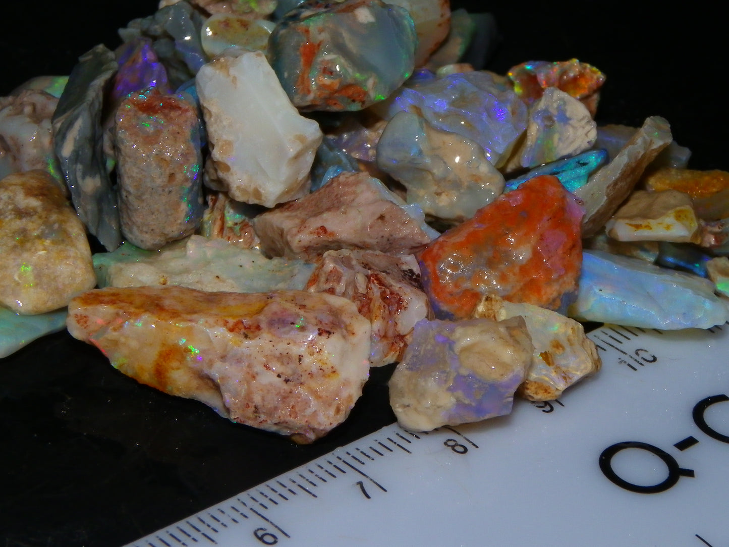 Nice Mixed Opal Rough Parcel 181cts Lightning Ridge/Coober Pedy/Andamooka Australia