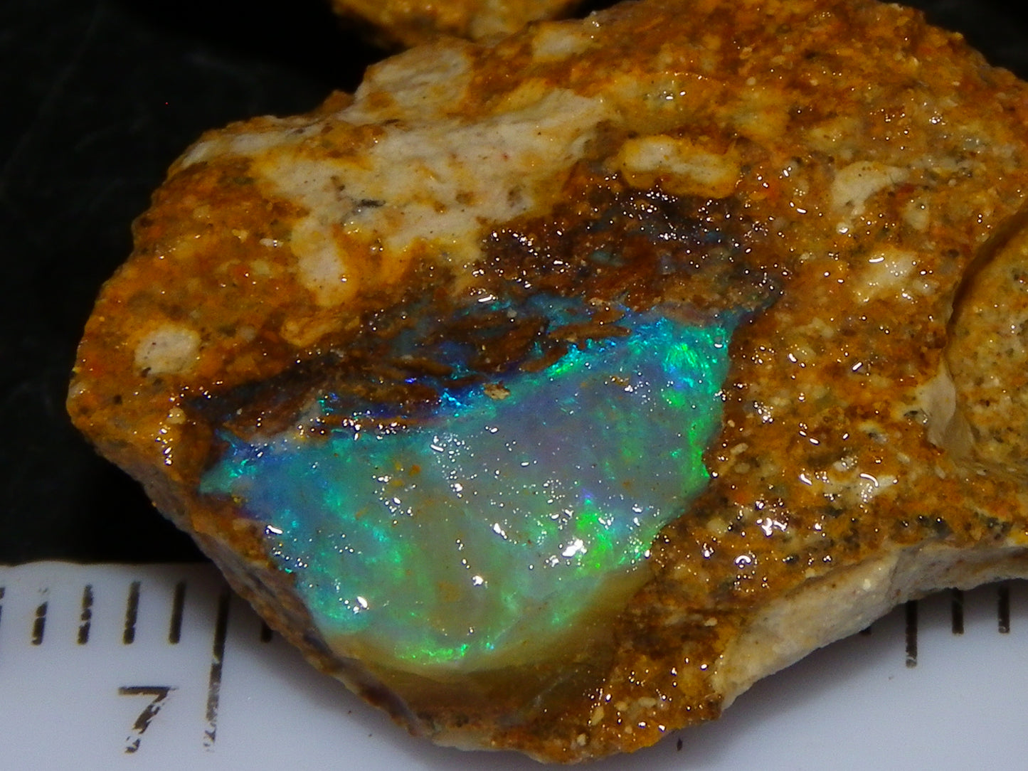 Nice Rough Pipe/Crystal Opal Parcel 163.5cts Blue/Green/Purple Fires Australia