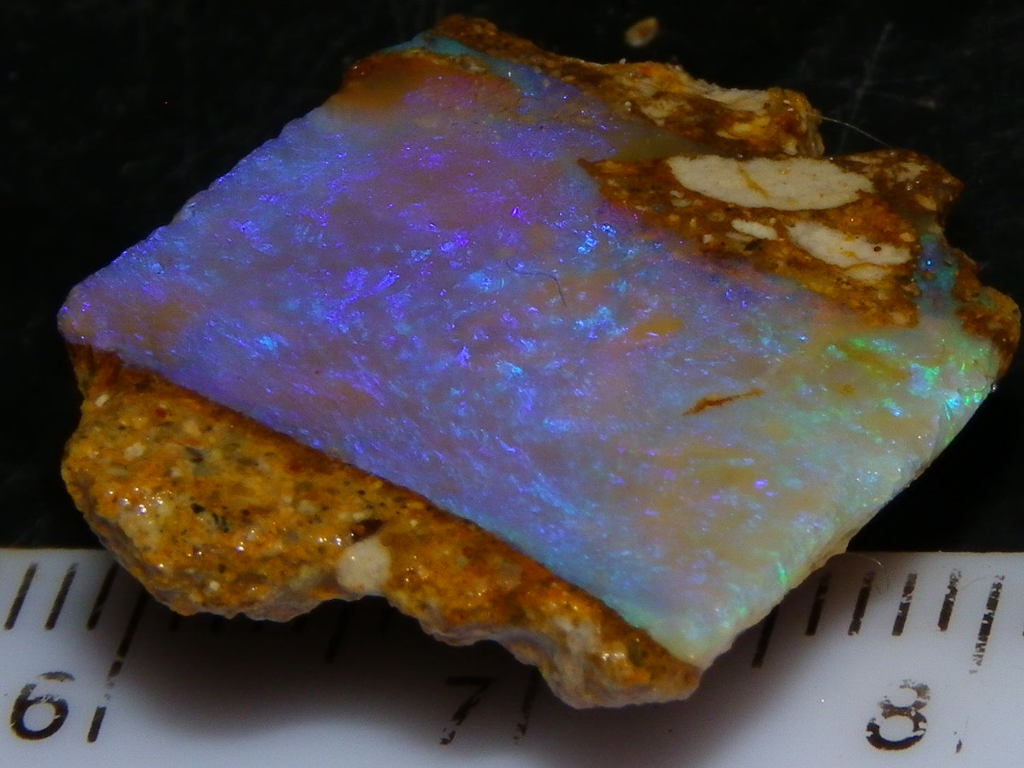 Nice Rough Pipe/Crystal Opal Parcel 163.5cts Blue/Green/Purple Fires Australia