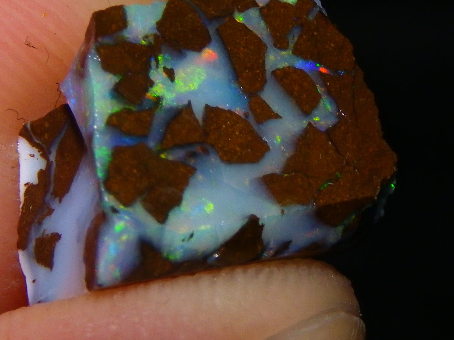 Nice Rough/Sliced Matrix Opal Parcel 229cts Opalton/Queensland Australia Veins