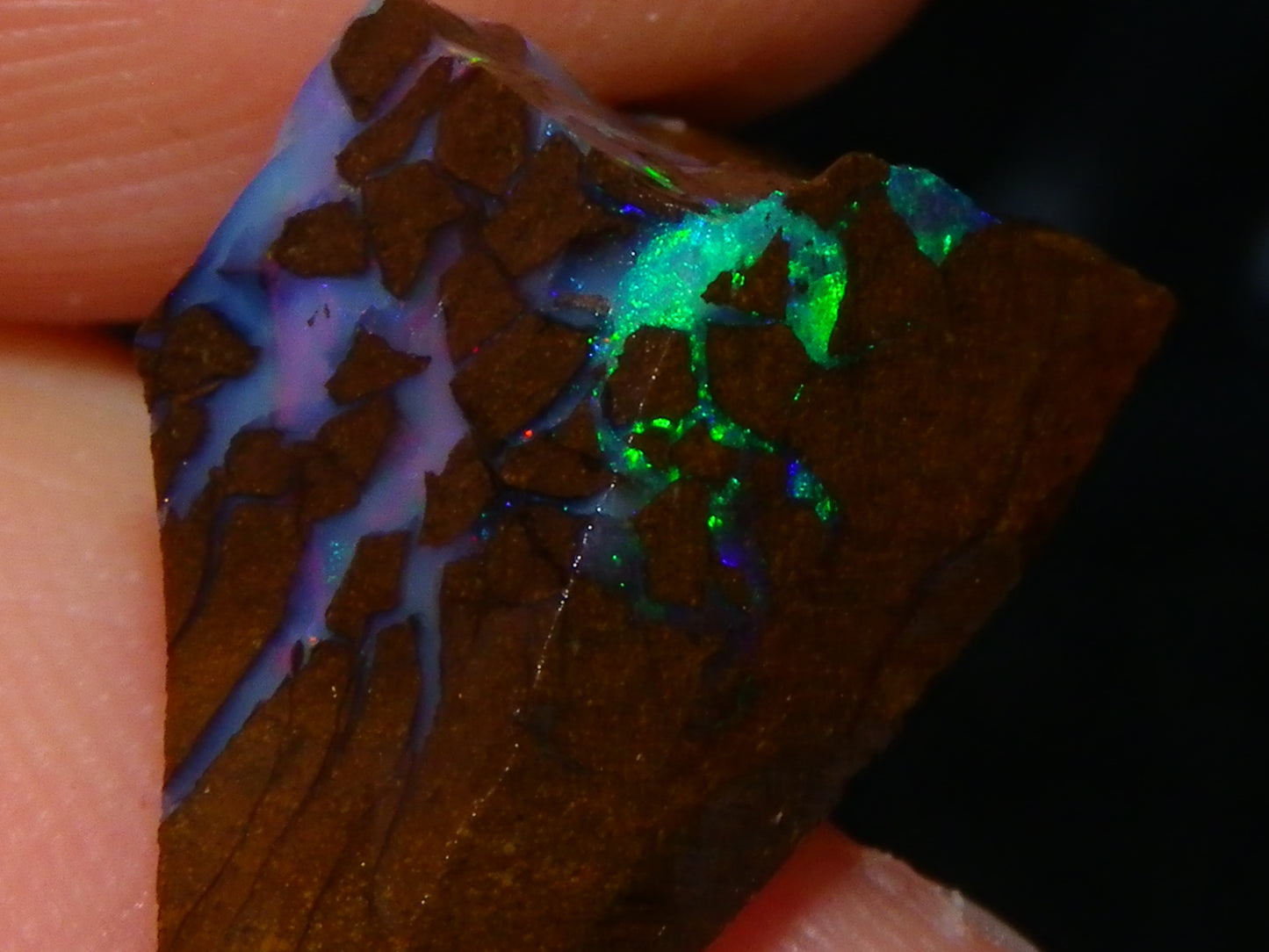 Nice Rough/Sliced Matrix Opal Parcel 229cts Opalton/Queensland Australia Veins