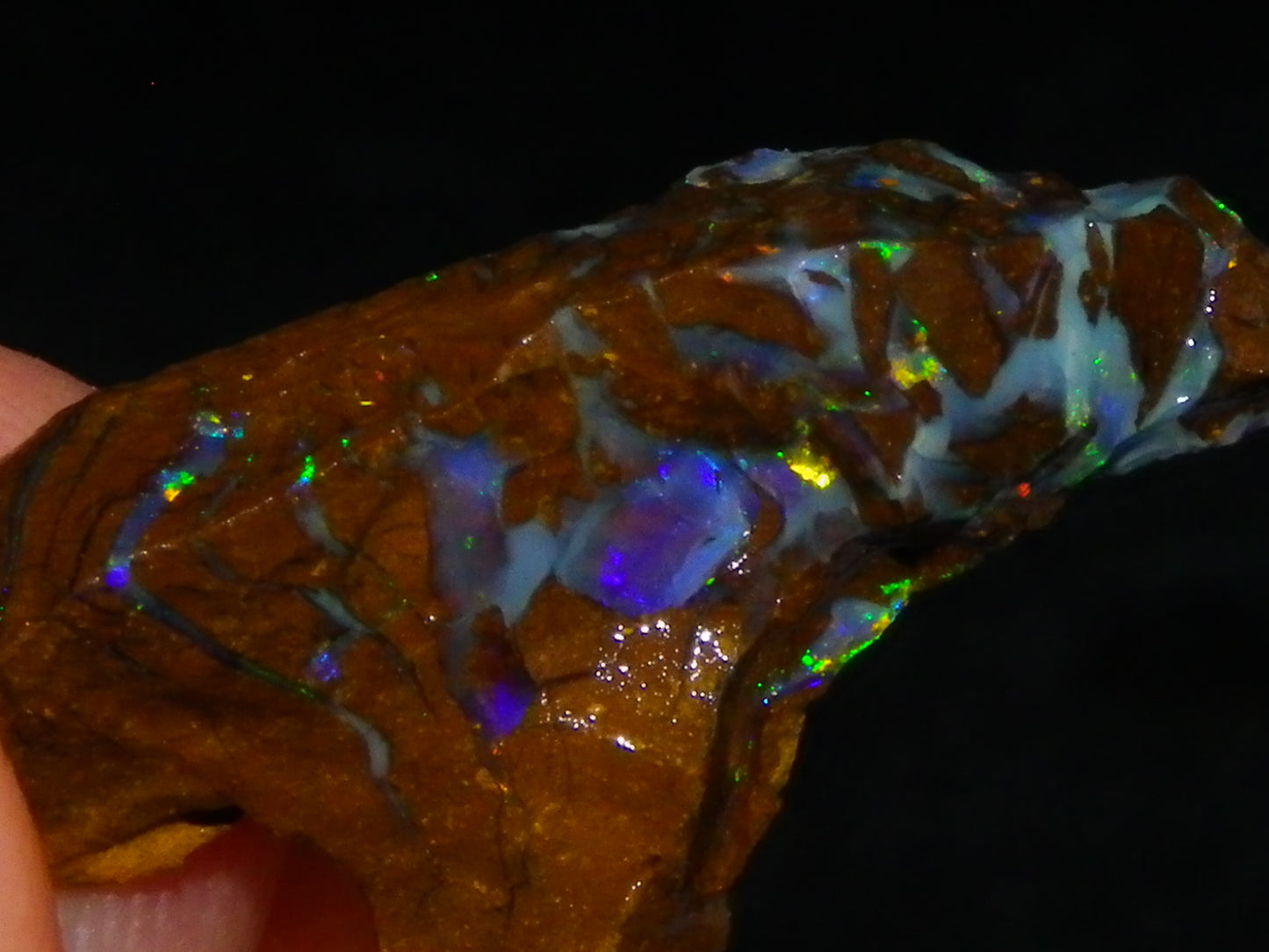 Nice Rough/Sliced Matrix Opal Parcel 229cts Opalton/Queensland Australia Veins