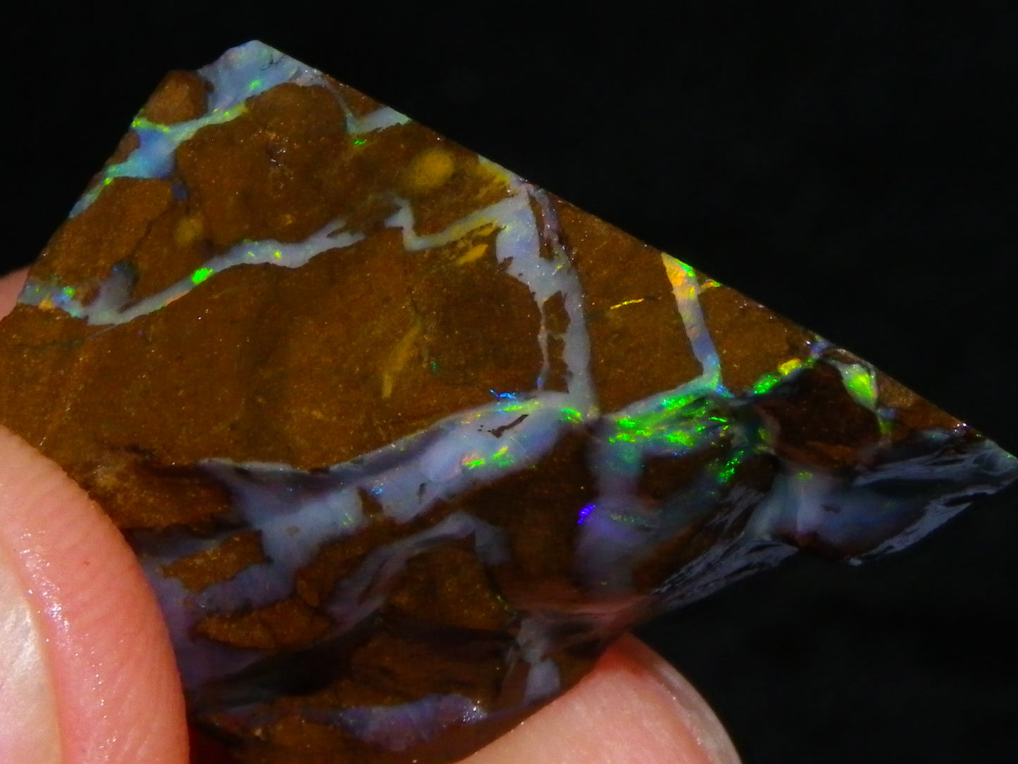 Nice Rough/Sliced Matrix Opal Parcel 229cts Opalton/Queensland Australia Veins