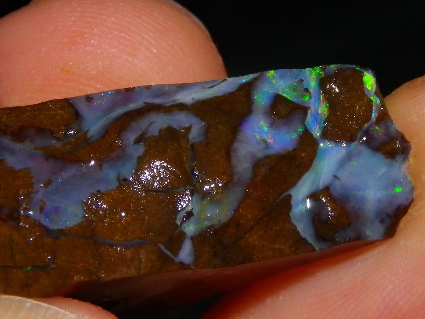 Nice Rough/Sliced Matrix Opal Parcel 229cts Opalton/Queensland Australia Veins