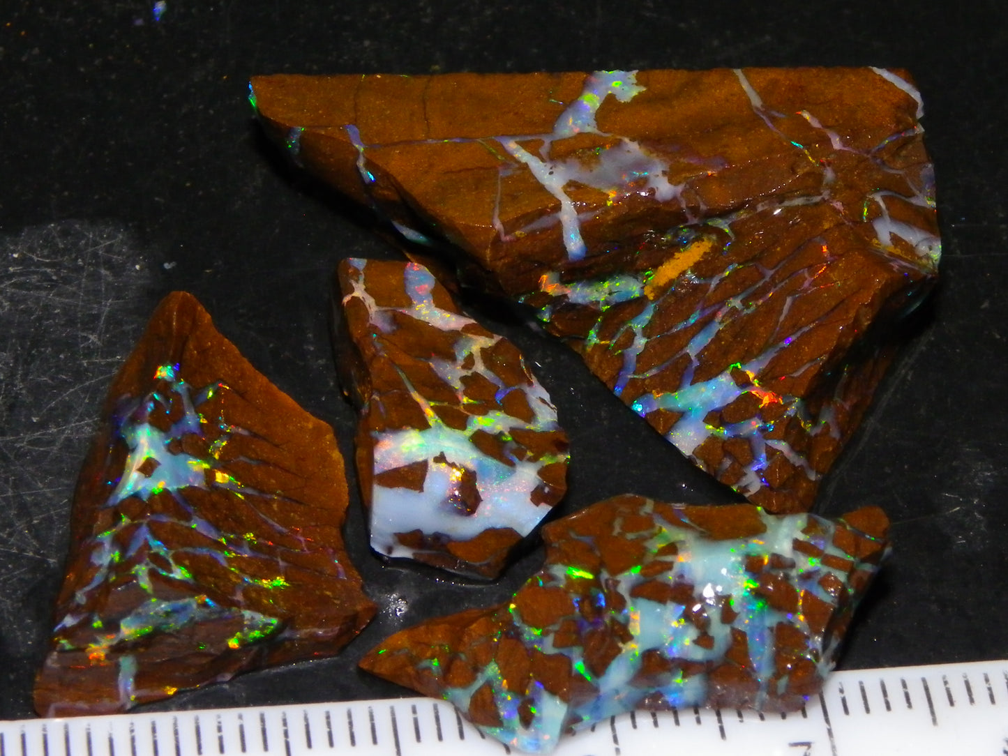 Nice Quality Opalton Gem Matrix Opal Parcel 80cts Queensland Australia Fires