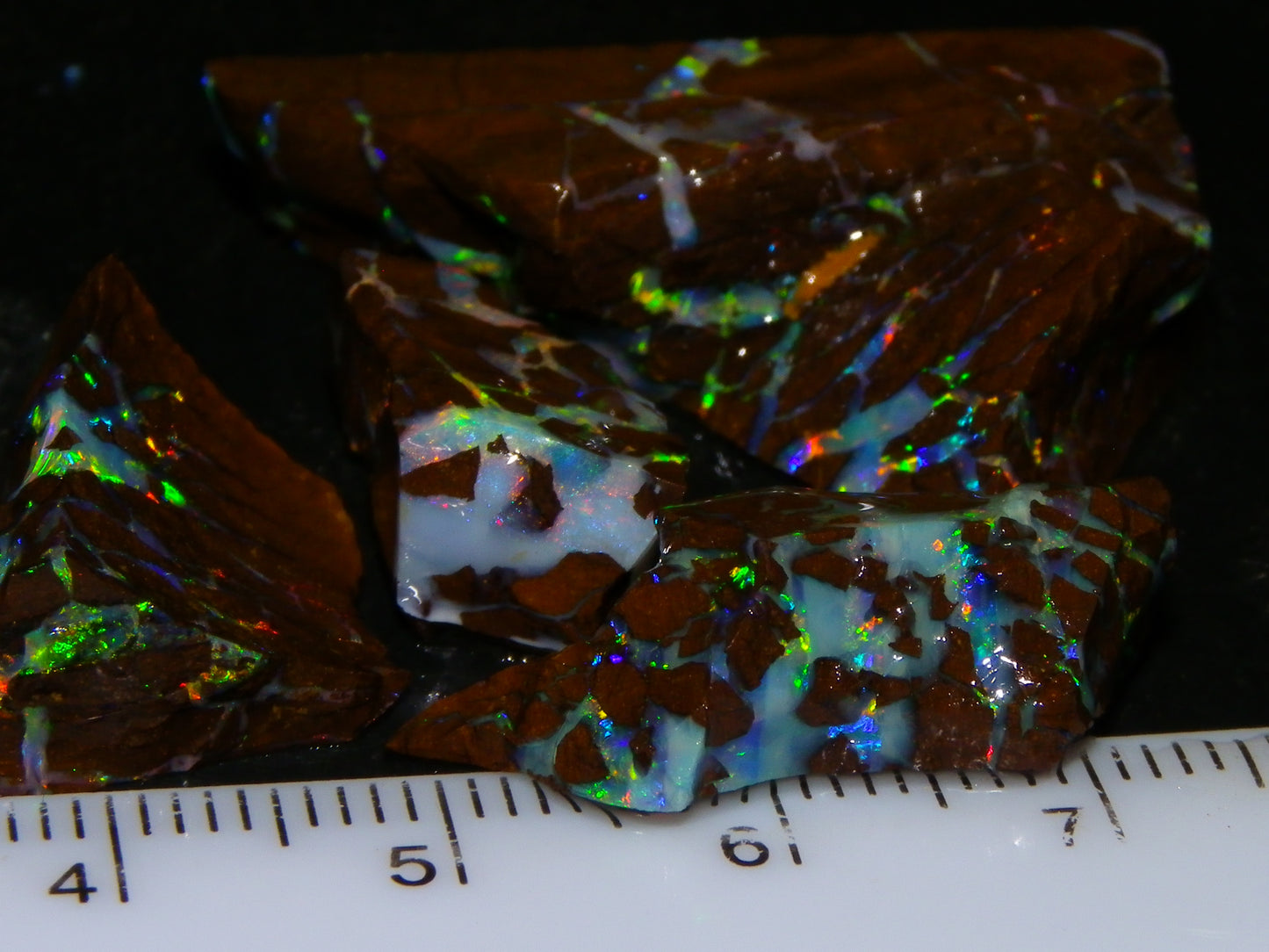 Nice Quality Opalton Gem Matrix Opal Parcel 80cts Queensland Australia Fires