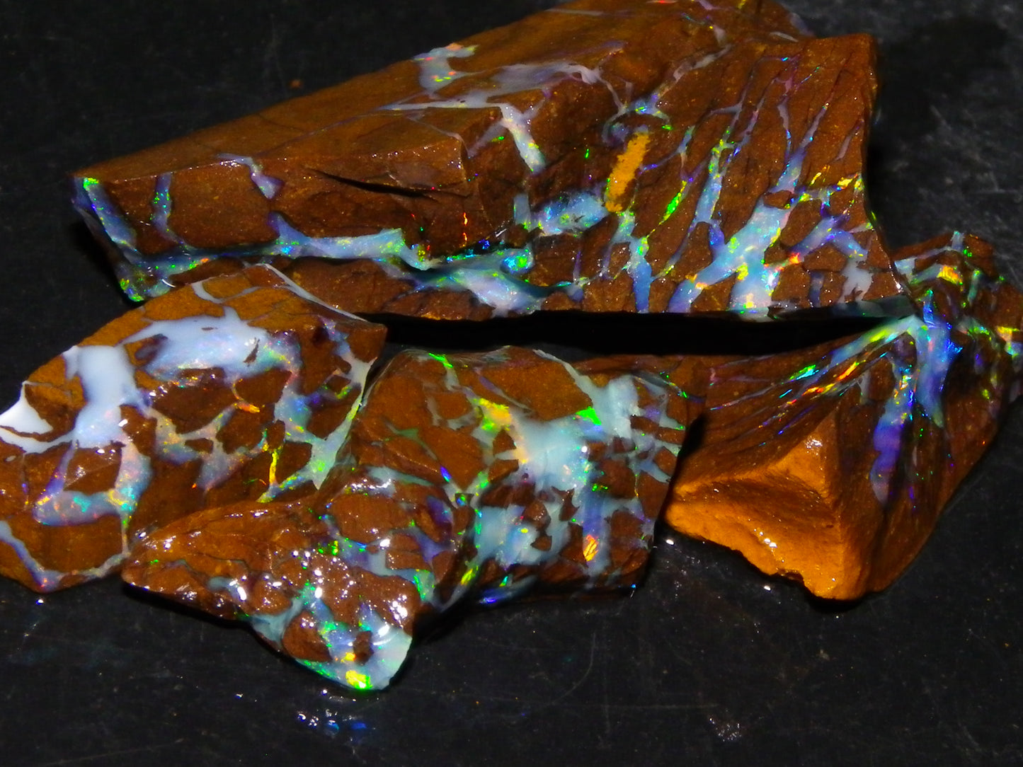 Nice Quality Opalton Gem Matrix Opal Parcel 80cts Queensland Australia Fires