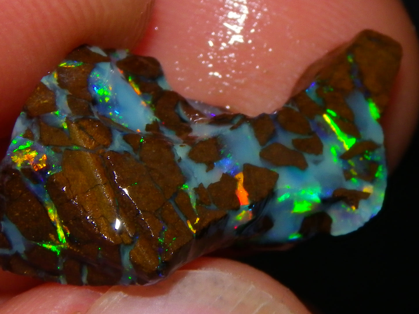 Nice Quality Opalton Gem Matrix Opal Parcel 80cts Queensland Australia Fires