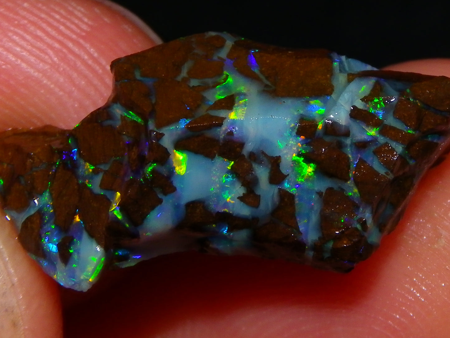 Nice Quality Opalton Gem Matrix Opal Parcel 80cts Queensland Australia Fires