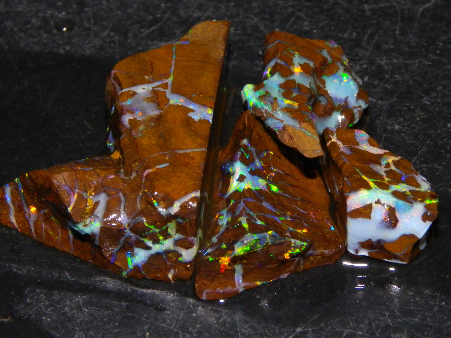 Nice Quality Opalton Gem Matrix Opal Parcel 80cts Queensland Australia Fires