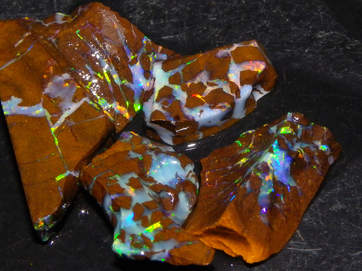 Nice Quality Opalton Gem Matrix Opal Parcel 80cts Queensland Australia Fires