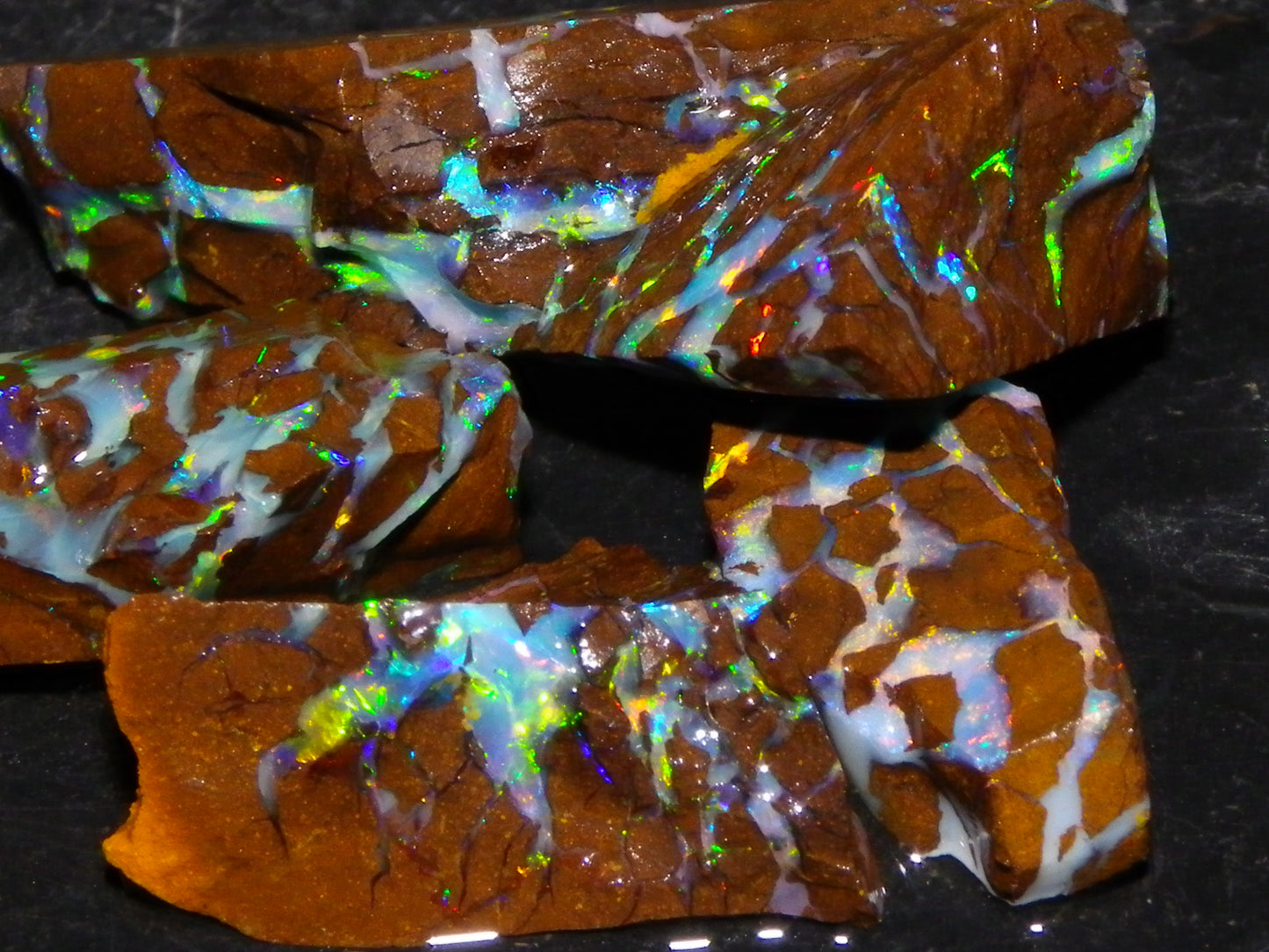 Nice Quality Opalton Gem Matrix Opal Parcel 80cts Queensland Australia Fires
