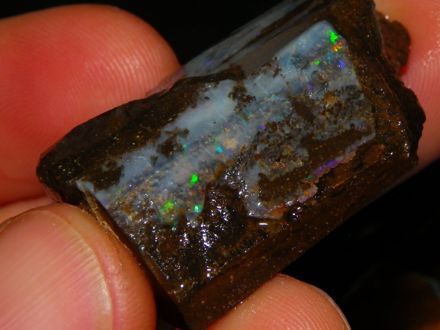 Nice Rough/Sliced/Rubbed Boulder Opal Parcel 350cts Queensland Australia :)