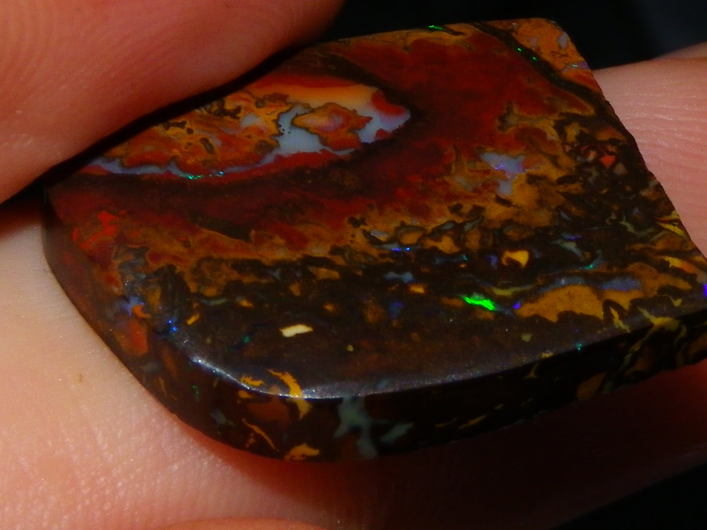 Nice Koroit Opal Rub/Freefom/Rough Parcel 148cts Pattern/Fires/Matrix Australia