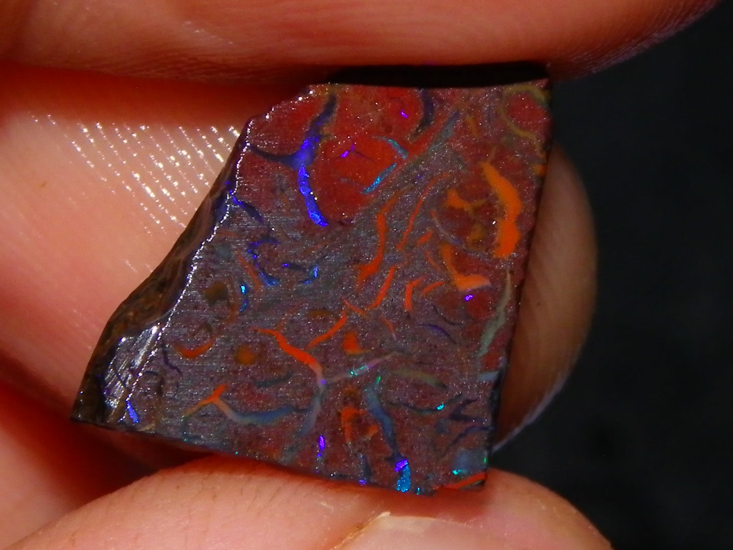 Nice Koroit Opal Rub/Freefom/Rough Parcel 148cts Pattern/Fires/Matrix Australia