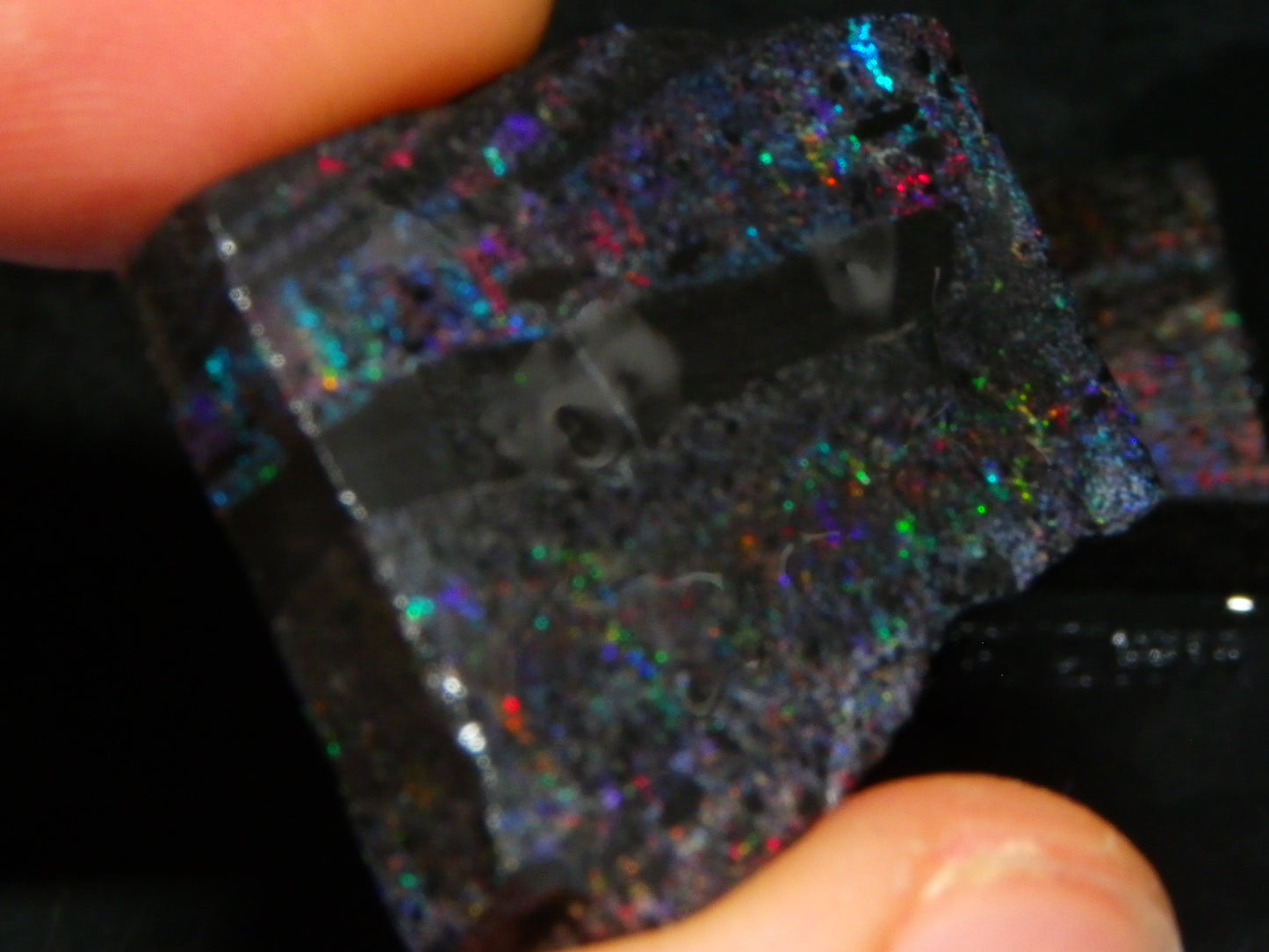 Nice Rough/Sliced/Treated Andamooka Matrix Opal Parcel 117.8cts Multicolours :)