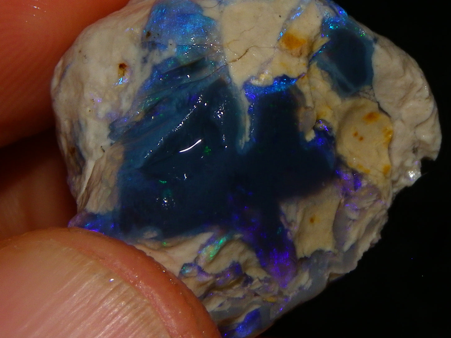 Nice Lightning Ridge Opal Split Parcel 73.9cts 4x Splits Purple/Pink Fires Au