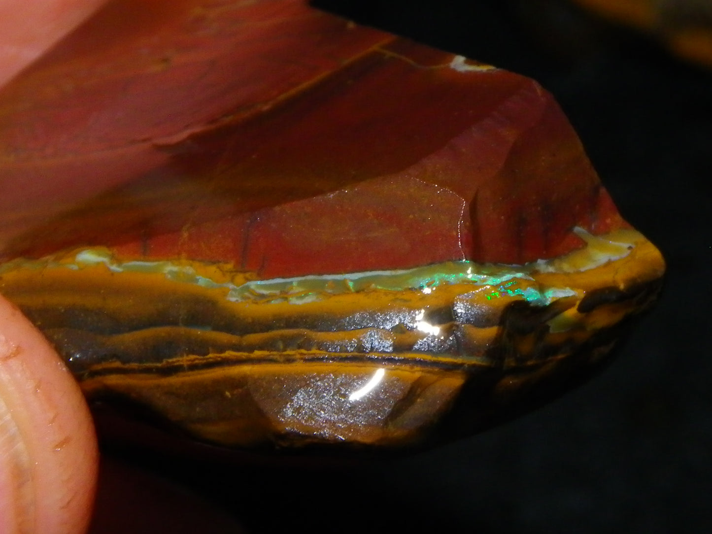 Nice Queensland Rough/Sliced Opal Parcel 1923cts Yowah/Koroit Nuts/Pattern Fires