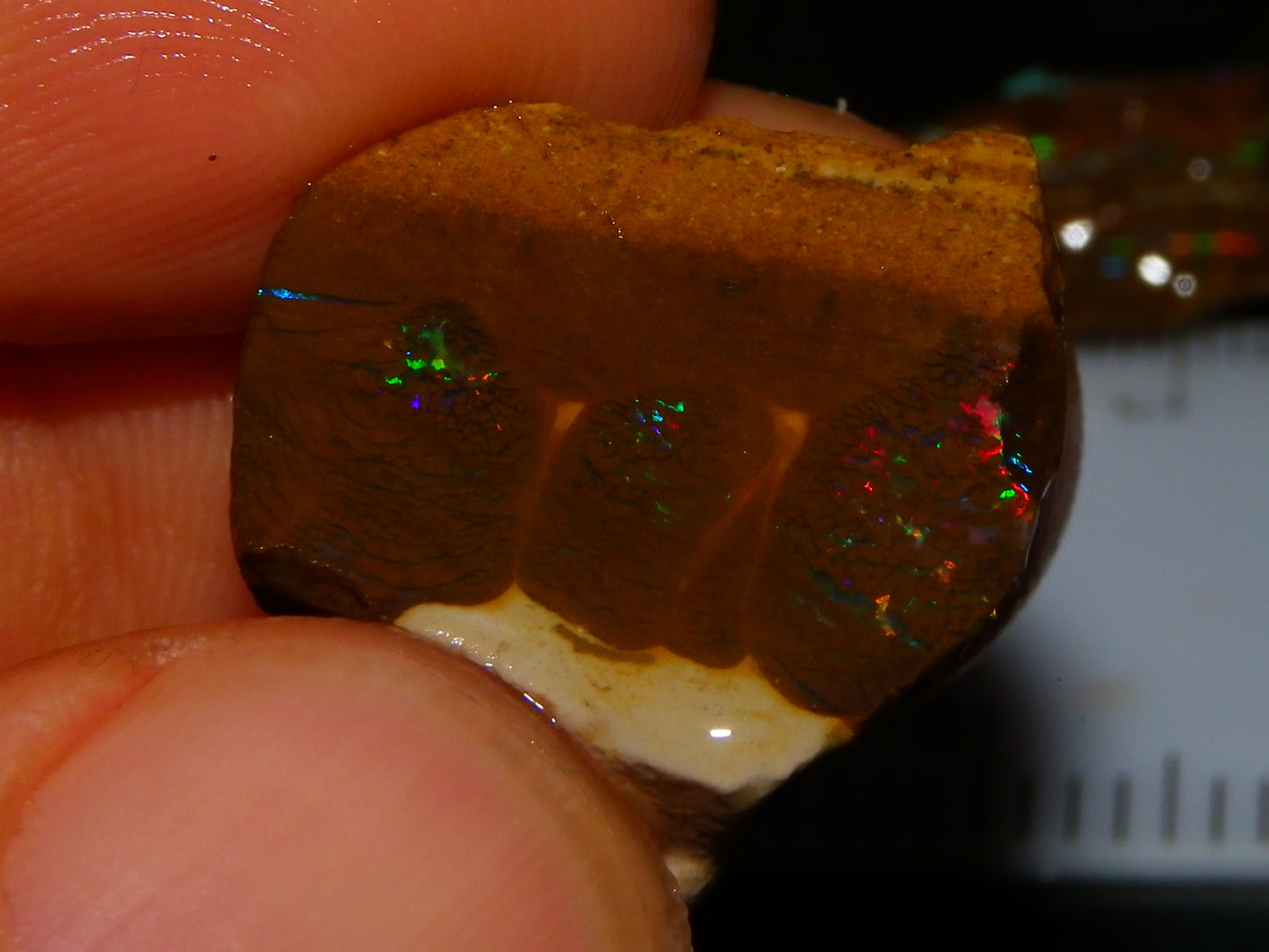 Nice Matrix /Koroit Opal Rough/Sliced Parcel Green/reds Fires Queensland Au