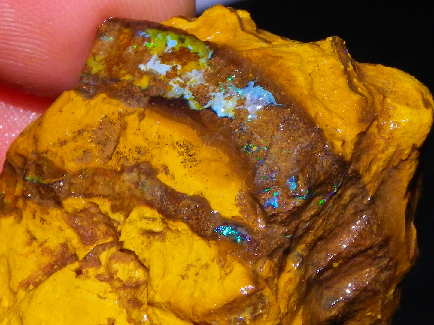 Nice Rough Koroit Opal Parcel 1685cts Queensland Au Patterns Some Fires :)