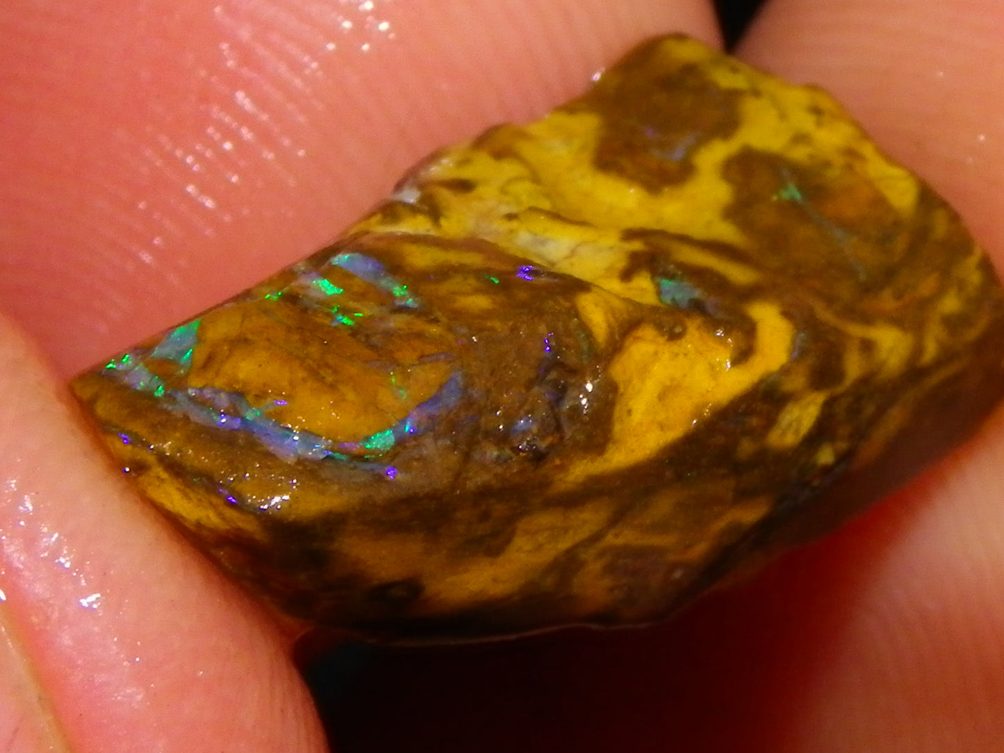 NIce Rubbed/Preformed/Rough Qld Opals 90cts Boulder/Matrix/Koroit Some Fires :)