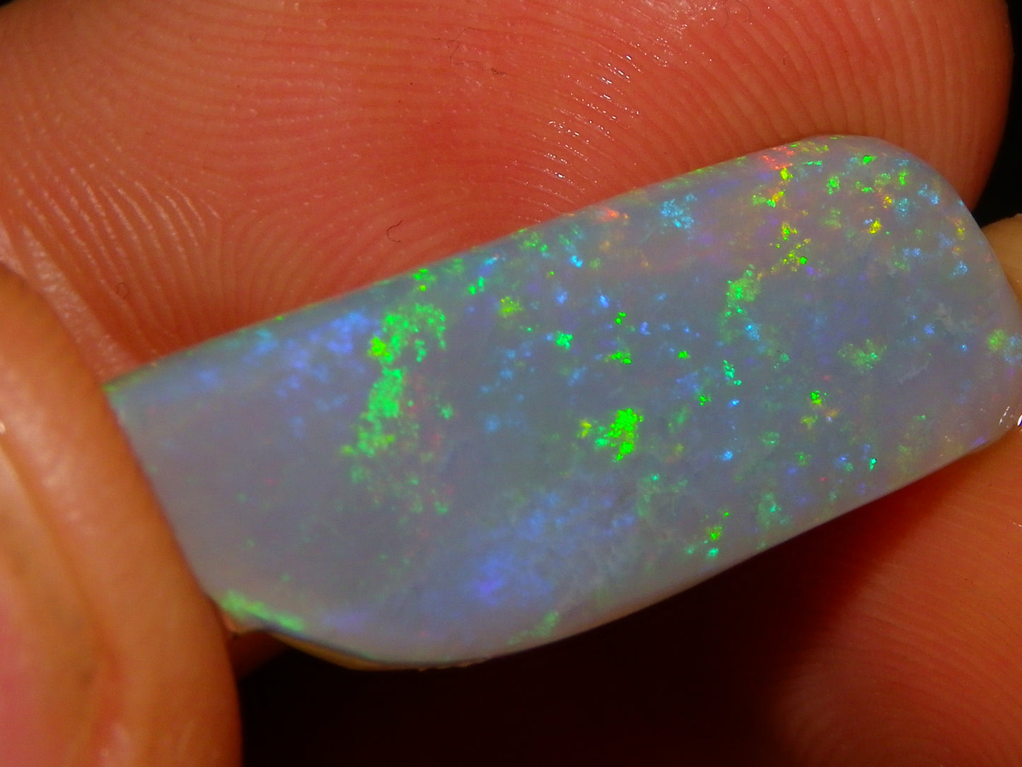 2 Gem Opal Rubs/Rough Preforms 19.8cts Mintabie Australia Multiclour Fire Crystal :)