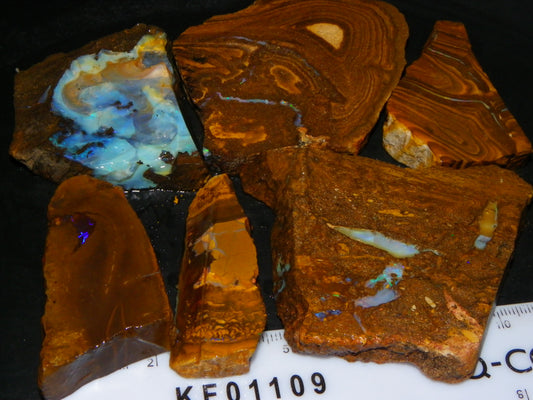 Larger Rough/Sliced Boulder Opal specimens 1327cts Queensland Australia :)