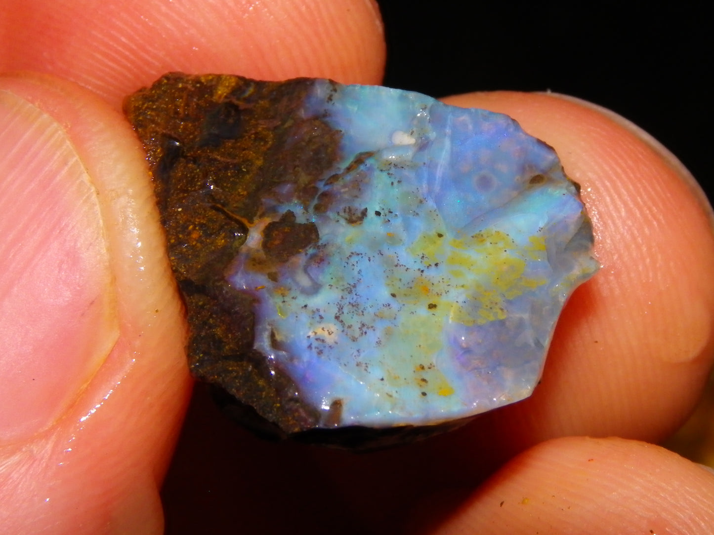 Nice Sliced/Rough Koroit Opal Parcel 1088cts Queensland Australia :) Ironstones