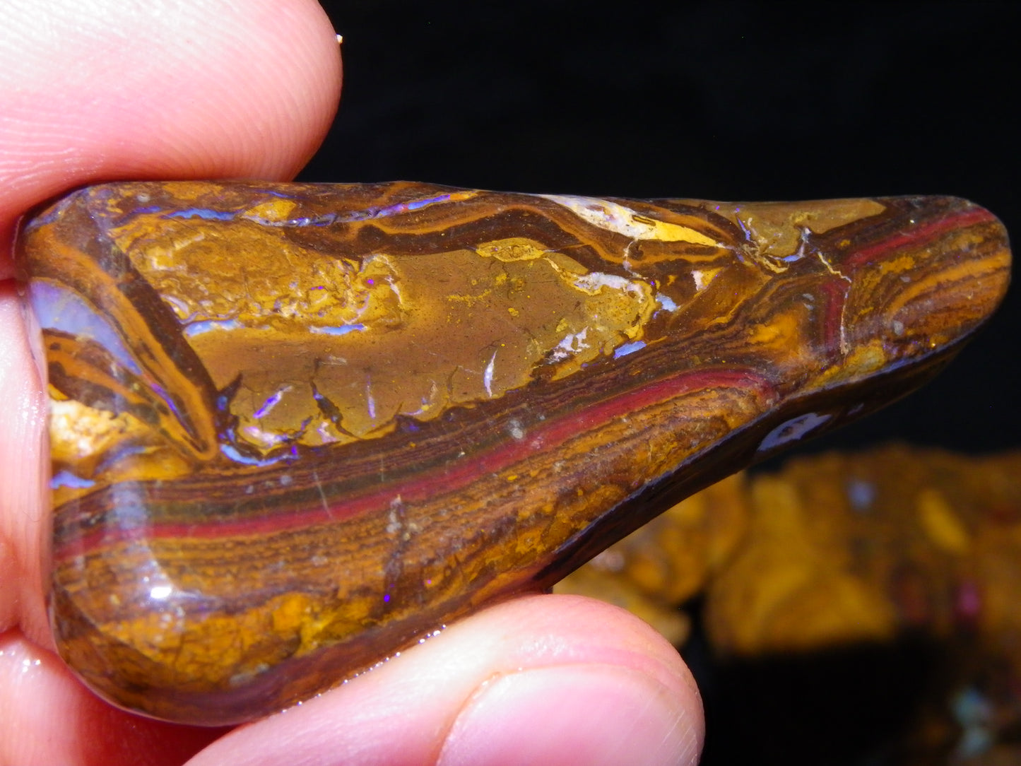 Nice Sliced/Rough Koroit Opal Parcel 1088cts Queensland Australia :) Ironstones