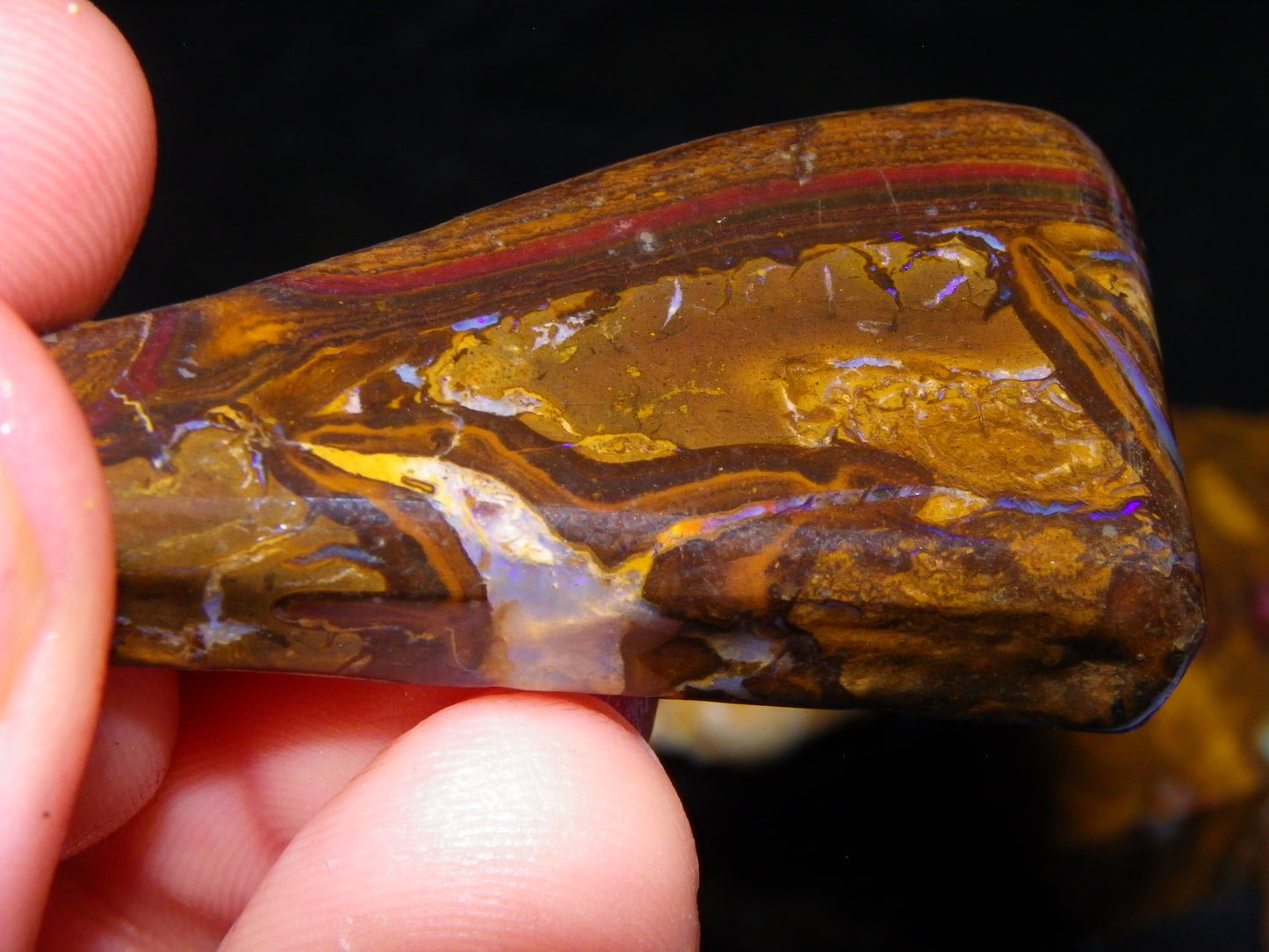 Nice Sliced/Rough Koroit Opal Parcel 1088cts Queensland Australia :) Ironstones