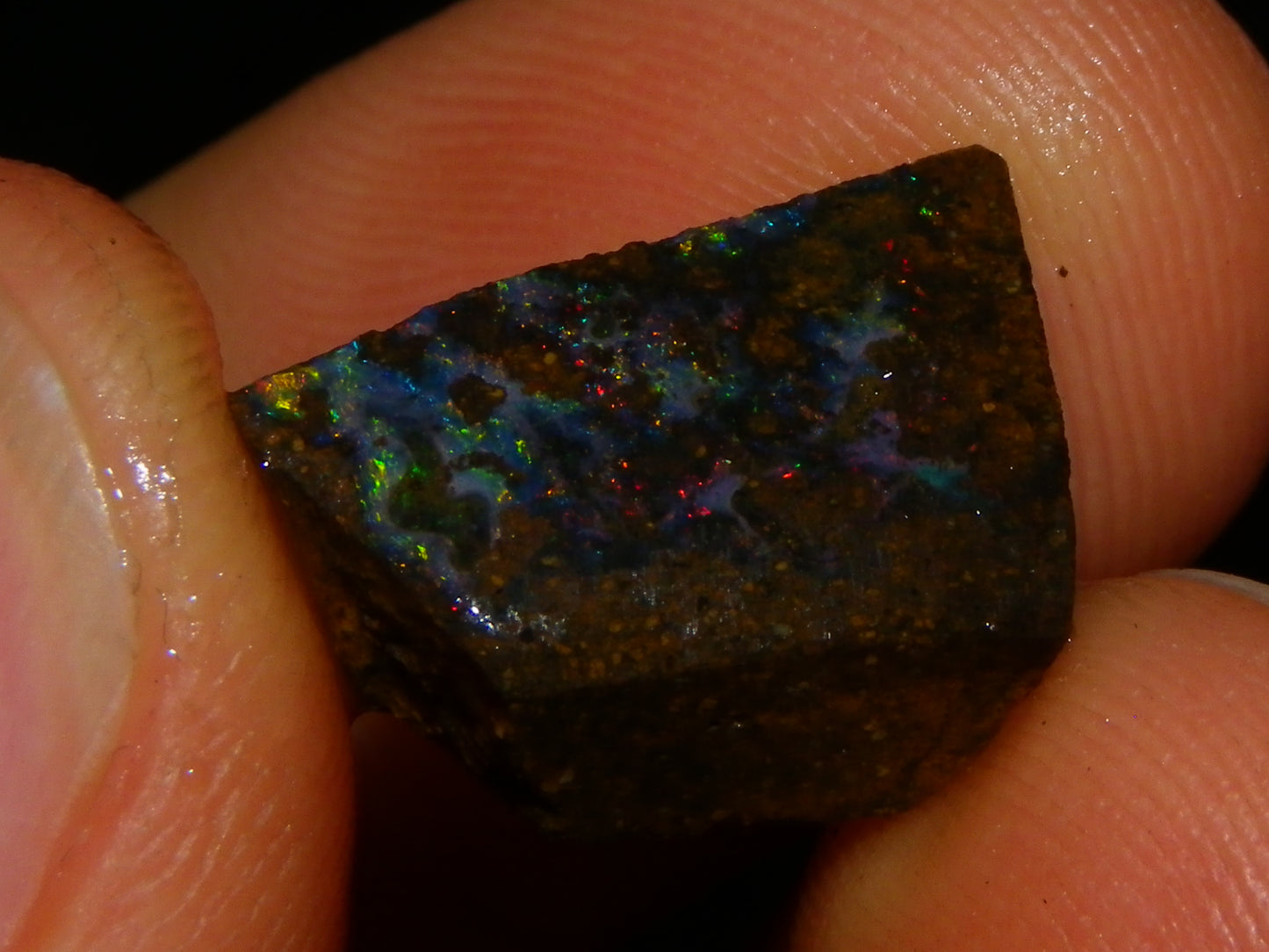 Nice Rough/Sliced/Rubbed Boulder Opal Parcel 241cts Queensland Australia :)